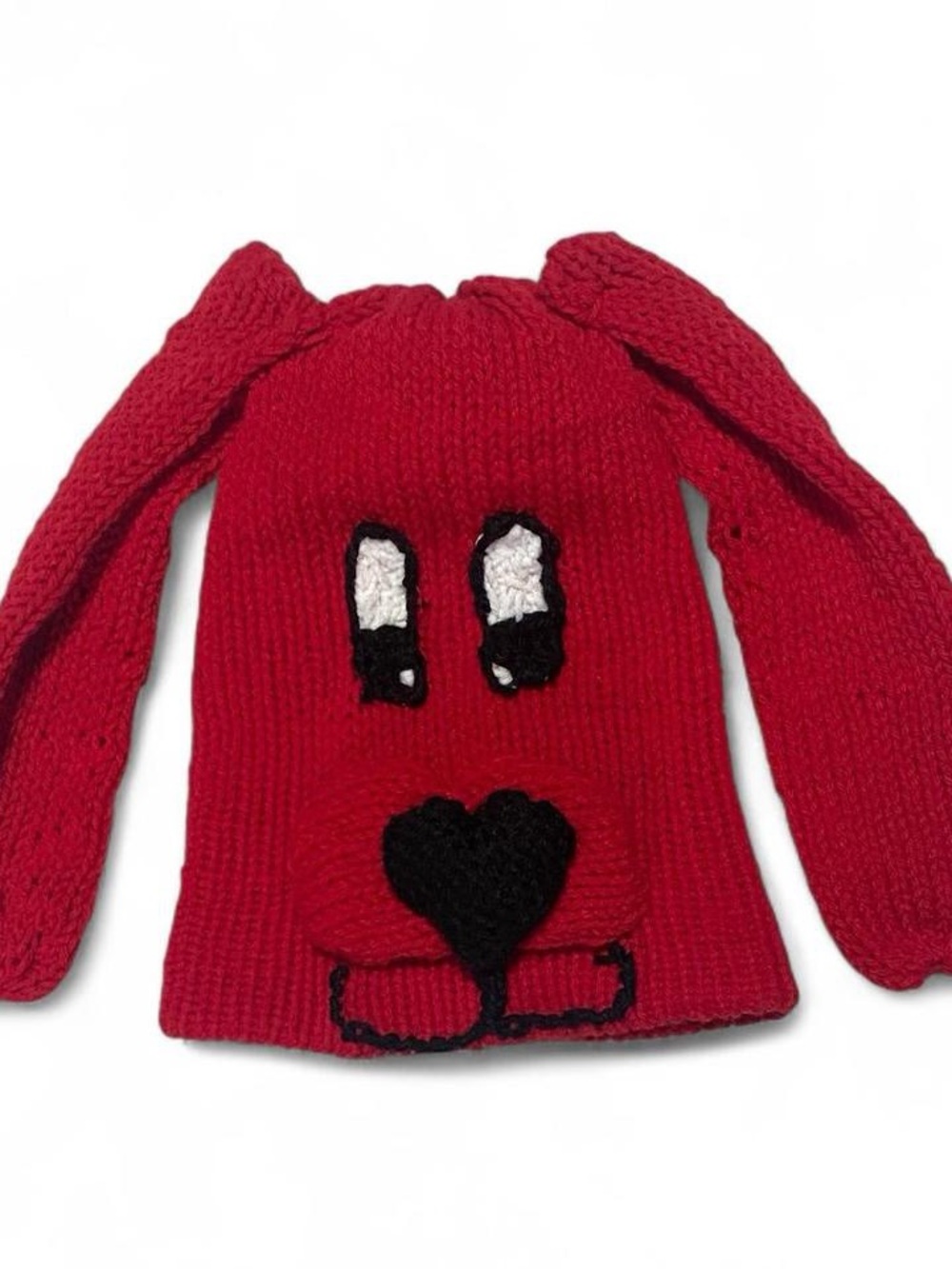 Red Knit Clifford Beanie Hat